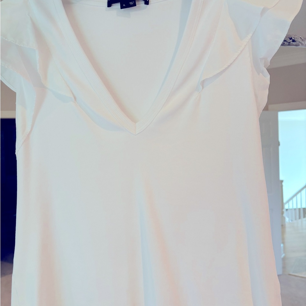 Veronica Beard ruffled top